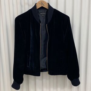 J.Crew Velvet Bomber